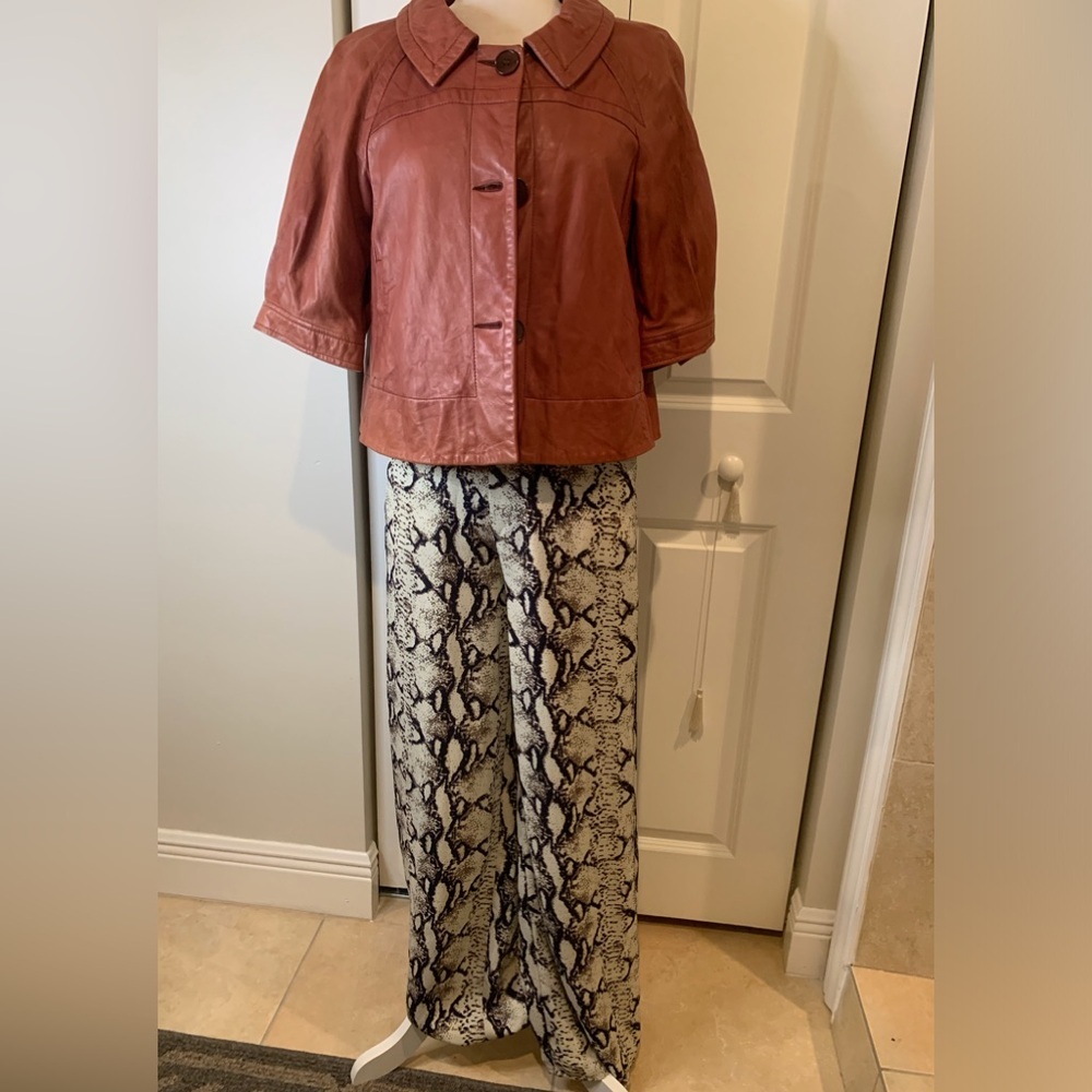 NWOT Endless Rose Python Pattern Halter Neck Jumpsuit - Picture 8 of 9